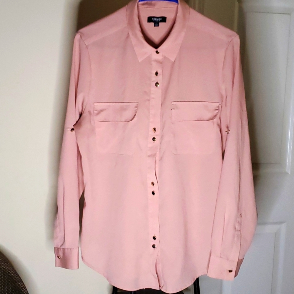 LADIES PREMISE STUDIO BLOUSE SZ LARGE